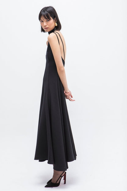 VESTIDO LARGO DELIRIO NEGRO