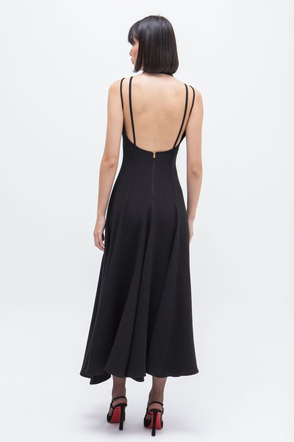VESTIDO LARGO DELIRIO NEGRO