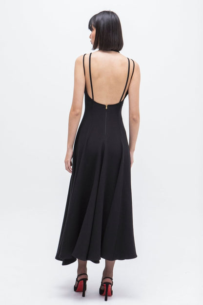 VESTIDO LARGO DELIRIO NEGRO
