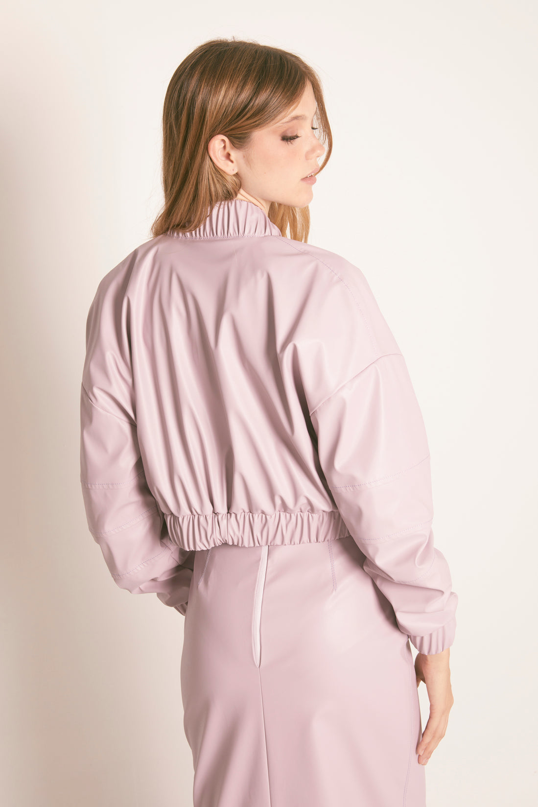 BOMBER ECOPIEL KUBRA PINK