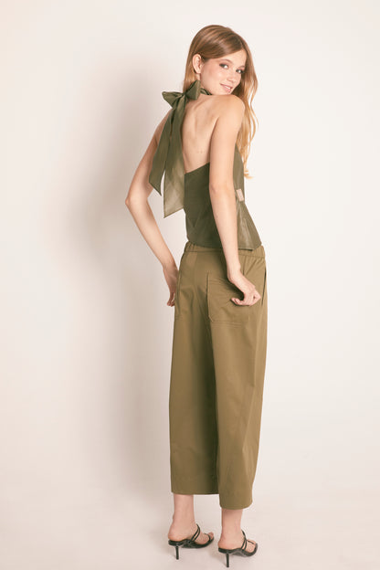 PANTALON FRUNCE ARMY