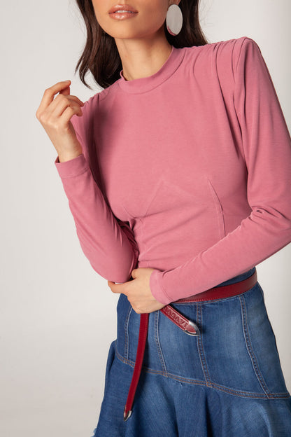 Jersey Costuras Rosa