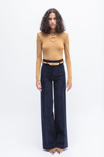 PANTALON KARWAR TERCIOPELO AZUL MARINO