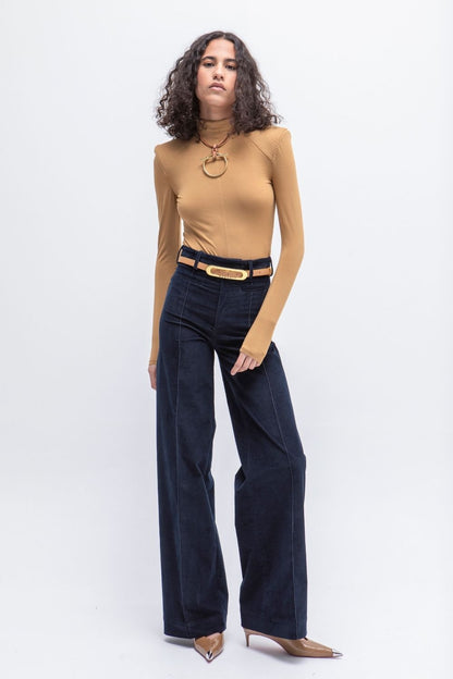 PANTALON KARWAR TERCIOPELO AZUL MARINO