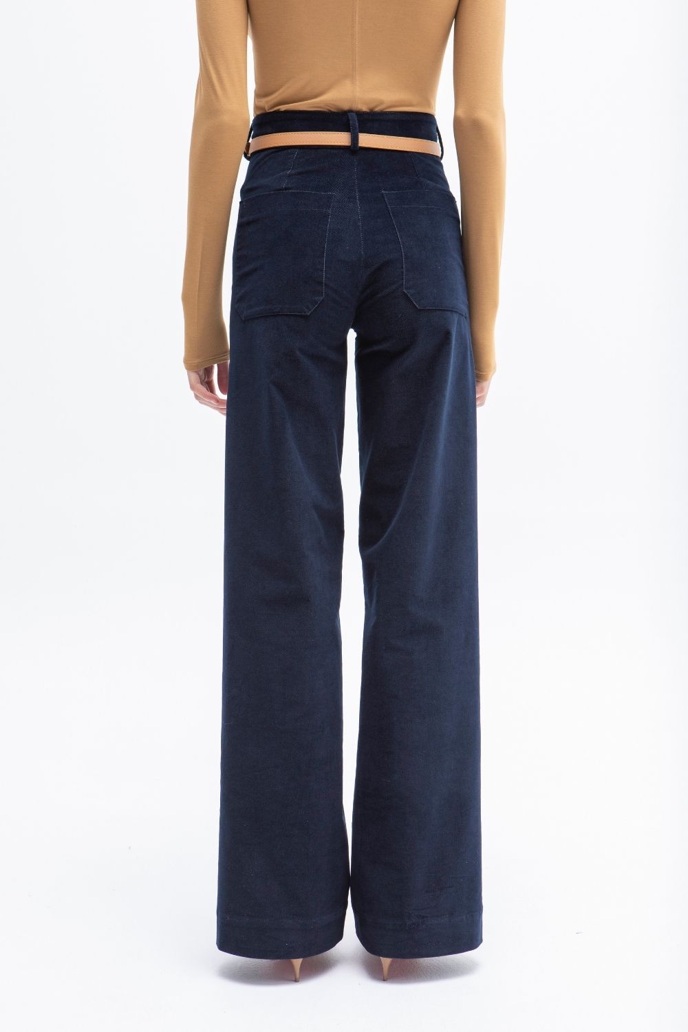 PANTALON KARWAR TERCIOPELO AZUL MARINO