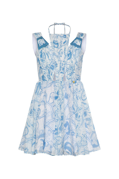 Vestido Corto Pilsado  Senapeti Sirenas