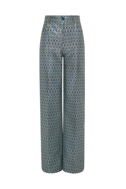 Pantalón Jacquard Verde