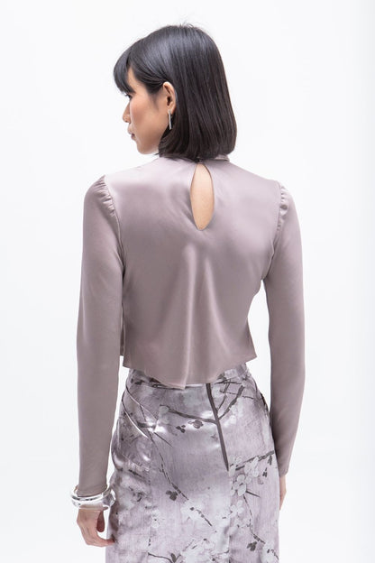BLUSA LAZO ELSA TAUPE