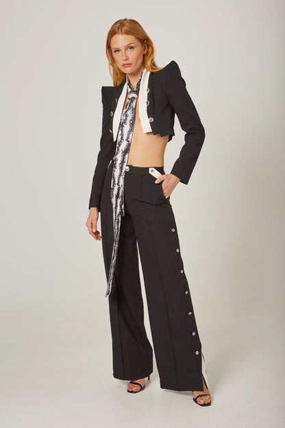 PANTALON TRUST NEGRO/BLANCO